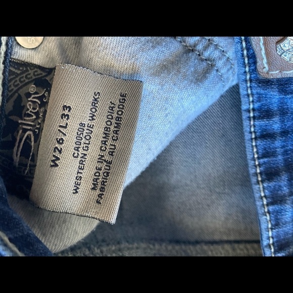 Silver Tuesday Jeans Sz W 26/ L 33 - Picture 12 of 12
